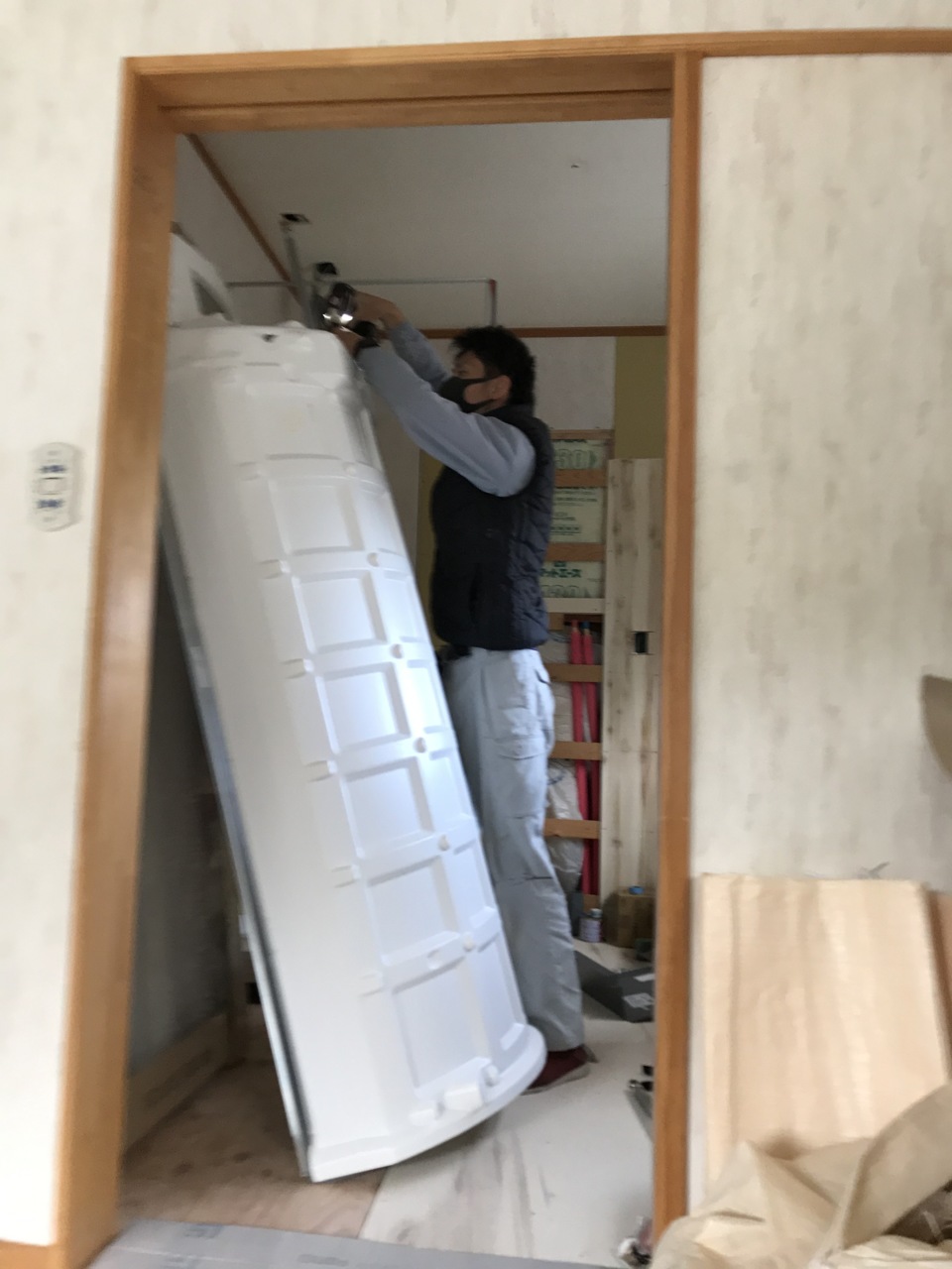 ユニットのシャワールム組立