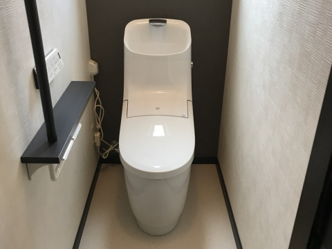 和便から洋トイレへ！　４日で大変身！