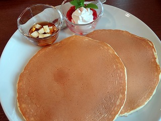 バニラ香るパンケーキ